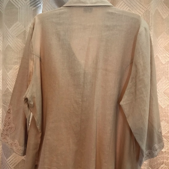 Woman’s 2x beige linen blazer - Picture 4 of 4
